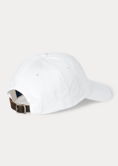 Gorra Polo Ralph Lauren Hombre Blancos - Big Pony Chino - RKQTF7054